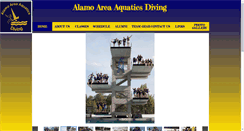 Desktop Screenshot of alamoareaaquaticsdiving.com